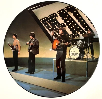 THE  BEATLES ~ DOUBLE SIDED PICTURE DISC ~ BEAUTIFUL!! - Image 1 of 4