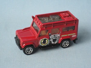Matchbox Land Rover 110 Defender Dark Red Body Amazon Sanctuary Toy Model Car - Picture 1 of 1