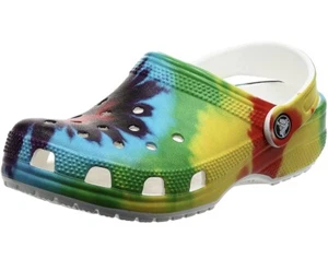 Crocs Classic Tie-Dye Graphic Clog - Men 10 / Womens 12 - Picture 1 of 6