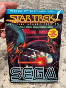Star Trek Strategic Operations Simulator Atari 2600 with Box - RARE! - Picture 1 of 12