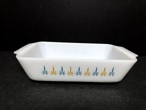 Anchor Hocking/Fire King Vintage "Candle Glow" #441 Loaf Pan Ex. De colección. Estado - Imagen 1 de 6