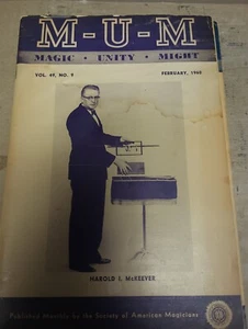 Harold I. McKeever 1960MUM Society of American Magicians Magazine Issue - Picture 1 of 1