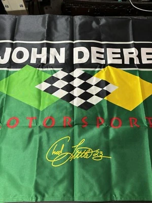 John Deere Chad Little Green And Black Racing Flag- Uralic-2.5X 3.5 Ft — 第 1/4 张图片
