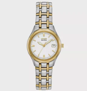 NEW Citizen Women's Eco-Drive Corso 2Tone Stainless Steel 25mm Watch EW1264-50A - Picture 1 of 4