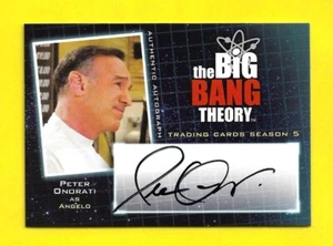 Cryptozoic Big Bang Theory Season 5 Autograph A17 Peter Onorati as Angelo - Picture 1 of 3