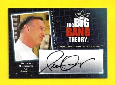 Cryptozoic Big Bang Theory Season 5 Autograph A17 Peter Onorati as Angelo - Image 1 of 3