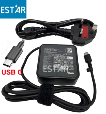 20V 65W Type C Power Supply AC Adapter For Asus ZenBook Flip 13 UX390 UX363EA - Image 1 of 4