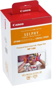 Canon SELPHY RP-108 atrament + papier Multipack - Oryginalne wkłady atramentowe do drukarek 2 szt. - Zdjęcie 1 z 3