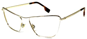 BURBERRY B1343 1109 Italy Gold Polished/Brown Eyeglasses Frame 57-14-140 - Picture 1 of 11