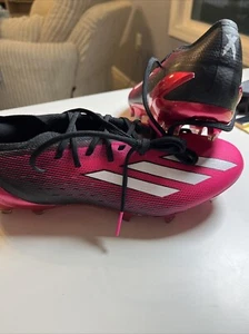 Men's Adidas X Speedportal.1 FG Soccer Cleats Pink/Black/White GZ5108 Size 6.5 - Picture 1 of 7
