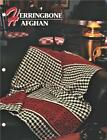 Herringbone Afghan  Annie's Attic Crochet Afghan Pattern Leaflet Sm. & Lg. Sizes