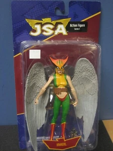 JSA series 1 figures COMPLETE SET 2007 DC Direct MIP MSW Hawkgirl Atom Hourman - Picture 1 of 5