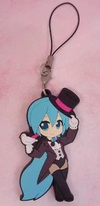 Miku Hatsune Magician Ver Pic-Lil Project Diva Rubber Strap Keychain Vocaloid - Picture 1 of 3