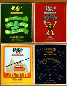 12 Canada Micro beer labels Broken Stick Hammond Ontario Canada - Picture 1 of 3