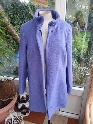 LADIES GORGEOUS WOOL BLEND FULL ZIP COAT JACKET SIZE 16 - Image 1 of 3