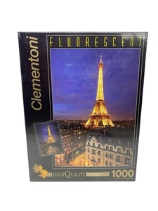 New EIFFEL TOWER PARIS Jigsaw Puzzle 1000 Pieces Perfectly Puzzling Fluorescent - Picture 1 of 3