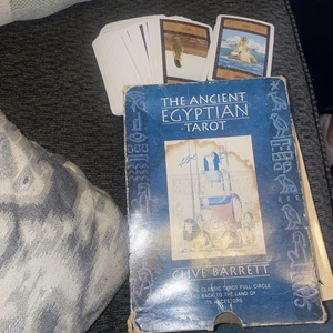 The Ancient Egyptian Tarot Clive Barrett 1994 Boxed Cards Only RARE 78 Cards - Bild 1 von 3
