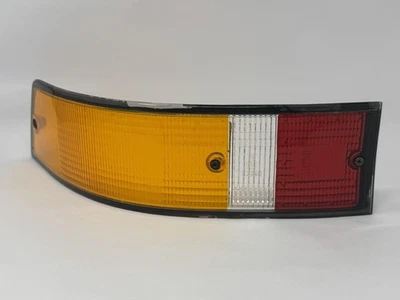 Porsche 911 Bosch Euro Turn Signal Lense Black Trim Driver Left Rear 1969-89 - Image 1 of 4