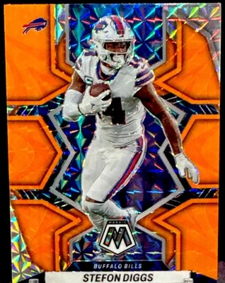 2022 Panini Mosaic - Reactive Orange Mosaic Prizm #21 Stefon Diggs - Image 1 of 4