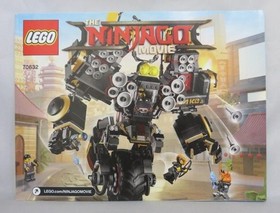 LEGO #70632 : The NINJAGO MOVIE - QUAKE MECH (Instruction Manual Only) (VG)