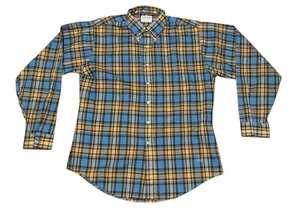 Puritan 1980er Jahre Button Down Herrenhemd Größe L 16-16,5 mehrfarbig kariert USA - Bild 1 von 8