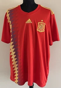 Rotes Spanien Adidas Heim Fußball Trikot 2018-19 Größe XXL - Bild 1 von 5