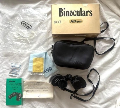 Nikon 8x30E Binoculars Compact 8x Magnification with Case & Original Box - Image 1 of 4