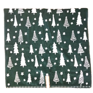 Grün Weihnachtsbaum Badetuch Stechpalme & Moos NEU 28" x 52" Urlaub Bettwäsche - Bild 1 von 7