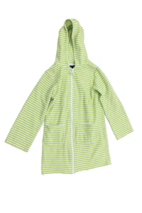 Oscar de la Renta Childrens Girls Striped Cover Up Dress Green White Size 6 - Picture 1 of 5