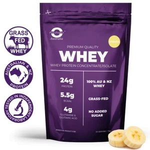3KG - WHEY PROTEIN ISOLATE / CONCENTRATE - BANANA- WPI WPC POWDER - Picture 1 of 2