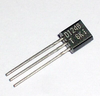 10件装2SD1246晶体管白色字符TO-92东芝 — 第 1/2 张图片