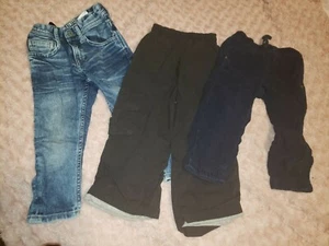 Lot of 3  Boys Pant Size 2T jeans cargo old navy and h&m - Picture 1 of 12
