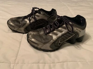 Nike Shox Navina Women's Running Athletic Shoes Size 6.5 Sparkle Black Pewter - Picture 1 of 10