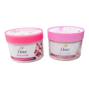 Dove Pomegranate Seed&Shea Butter Exfoliating Body Scrub+HIMALAYAN SALT&ROSE OIL - Picture 1 of 7