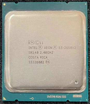 Intel Xeon E5-2658 V2 2.40 GHz SR1A0 10 Cores 20 Threads LGA2011 CPU Processor - Image 1 of 2