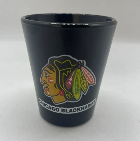 Chicago Blackhawks Black Shot Glass Cover