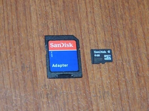 OEM Genuine Sandisk 4GB MicroSDHC I Memory Card Class 2 - Picture 1 of 1