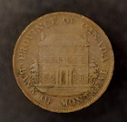 1844 LOT CANADA DEMI PENNY BANK OF MONTRÉAL AA 3170