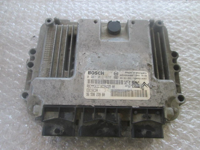 PEUGEOT 206 CC 1600 80KW 9HZ 5M DIESEL RICAMBIO CENTRALINA INIEZIONE MOTORE 0281 - Immagine 1 di 1