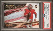 2023 PANINI SELECT DRAFT PICKS SELECT TURBOCHARGED SILVER #TCCJ CJ STROUD PSA 9