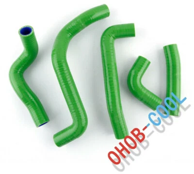 For 1995-2006 Kawasaki KDX220R KDX200 KDX 220 200 Silicone Radiator Hose Green - Image 1 of 4