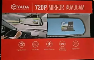 Yada RoadCam 720p HD 2.4" Screen Rearview Mirror Dash Camera - Picture 1 of 2