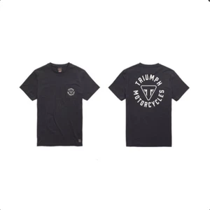 GENUINE TRIUMPH NEWLYN BLACK T SHIRT TOP TEE MTSS21028 - Picture 1 of 3