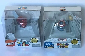 2016 SDCC Exclusive Captain America & Baymax Metallic Tsum Tsum Figure Set - Picture 1 of 6