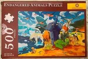 Colorful Jungle 500 Pieces Large Format Jigsaw Puzzle for Kids 12 Plus - Picture 1 of 1