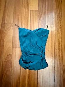 Patrizia Pepe Corset top, green, XS-S - Picture 1 of 5