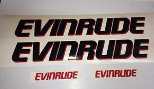 2 - Evinrude Outboard decals Marine Vinyl 19.5 inch Free USA Shipping - Picture 1 of 1