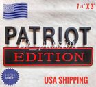 Patriot Edition Black Fit All Cars Truck Logo Custom Emblem Quality Funny Bumper