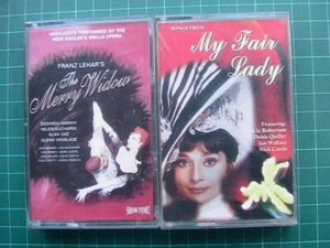 TWO MUSICALS - MY FAIR LADY - THE MERRY WIDOW - CASSETTES - Picture 1 of 1