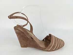Pied A Terre Handcrafted Wedge Heel Suede Sandals Uk 6 Eu 39 - Picture 1 of 7